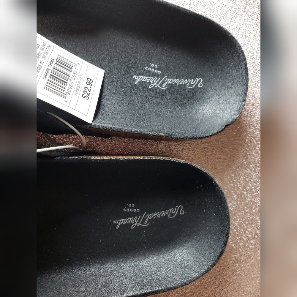 NWT Womans Junie Knotted Footbed Sandal Black - Picture 3 of 6